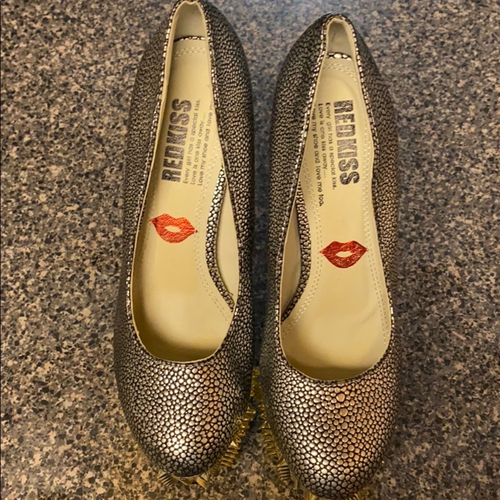 Red Kiss Spiked Stilettos